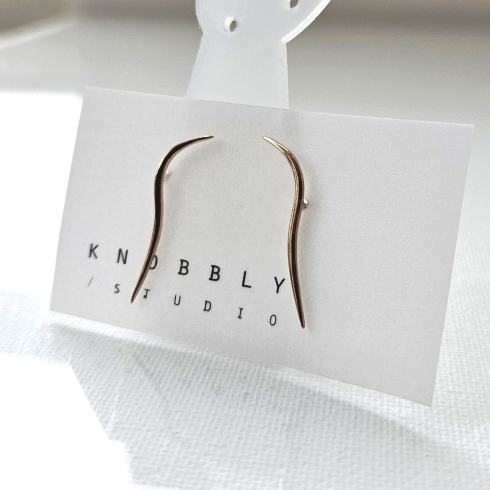 Rose Gold Calligraphic Earring/Ear Climber NEW!
